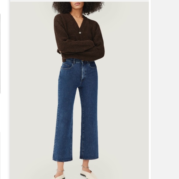 DL1961 Denim - DL1961 Hepburn Wide Leg High Rise Vintage Jeans Ankle